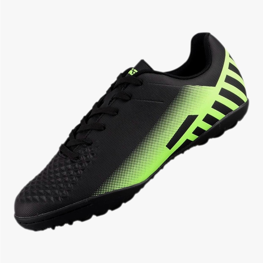 Black & Neon Green Turf Soccer Cleats